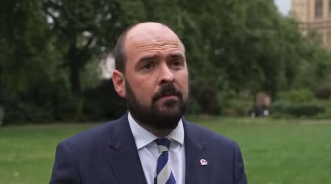 <p>All over bar the shouting: Conservative Party chairman Richard Holden was asked this week if was time to ‘get out whisky and revolver’</p>